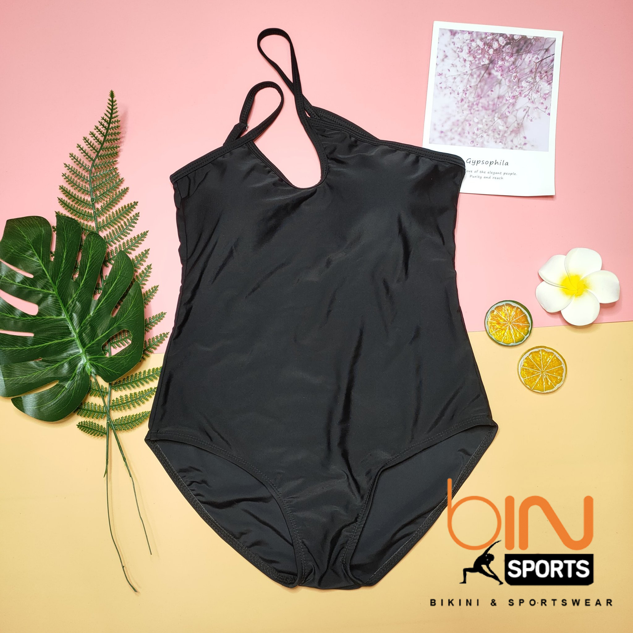 Bộ bơi nữ một mảnh bikini đồ bơi đi biển freesize binsports bhv049