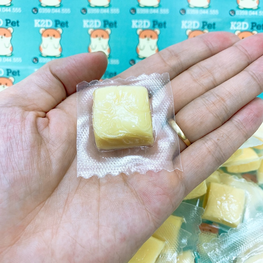 Phô mai mềm, cheese, thơm cho hamster, Guinea Pig , thỏ, sóc bắc mỹ, chinchilla