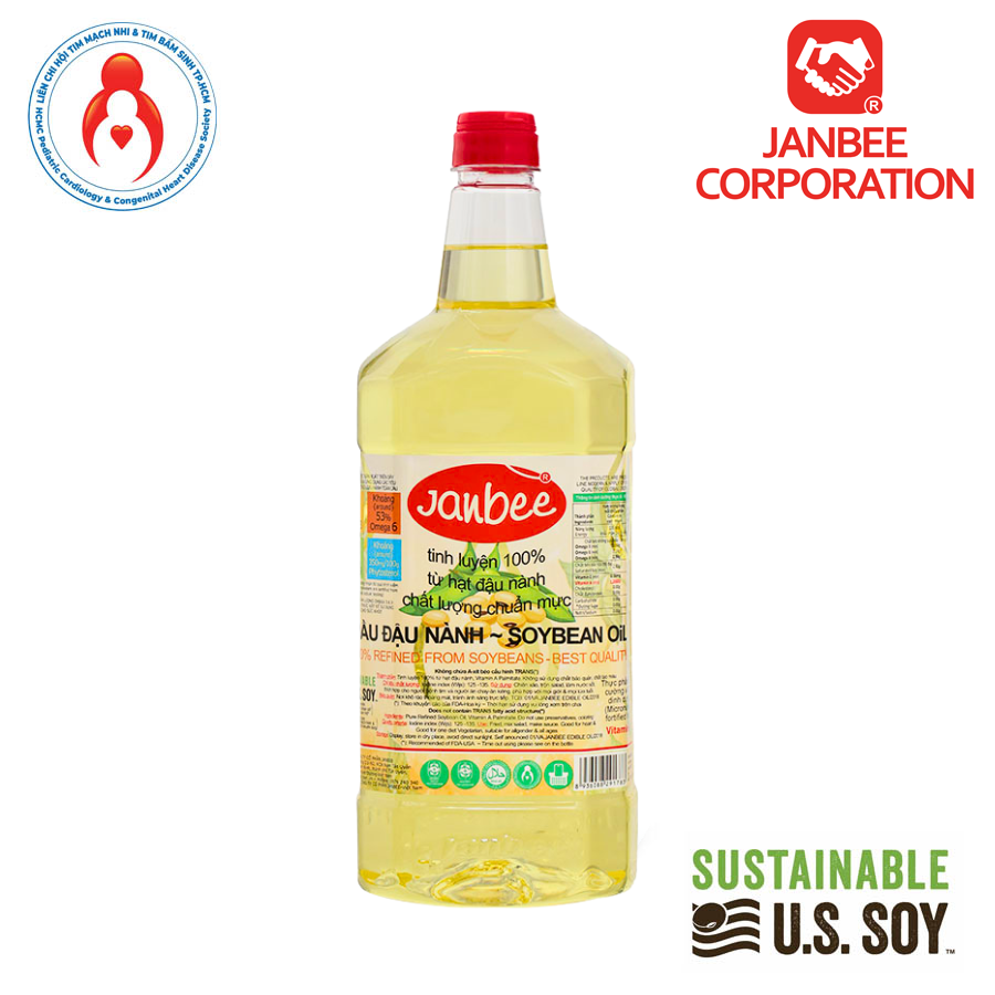 Combo 2 Chai Dầu Đậu Nành Janbee 2L