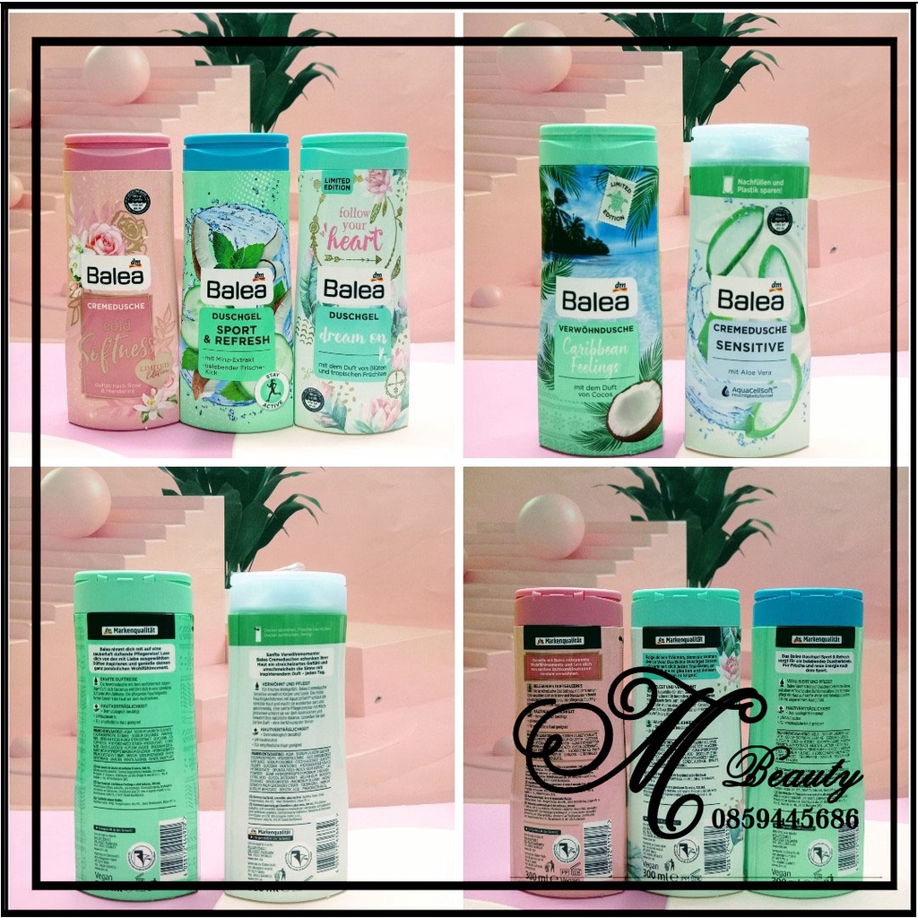 Sữa tắm Balea nội địa Đức 300ml