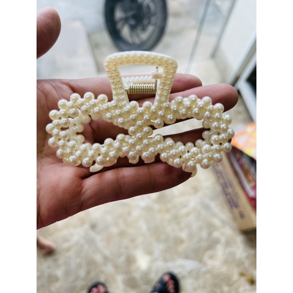 KẸP TÓC HÀN QUỐC ĐÍNH NGỌC TRAI ( SIÊU ĐẸP SIÊU SANG )