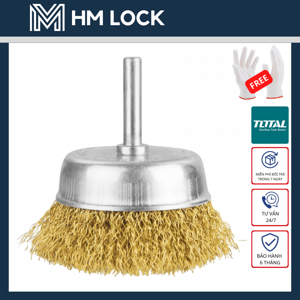 Chén cước thau có cán size 50, 75mm total - hàng chính hãng - hm lock