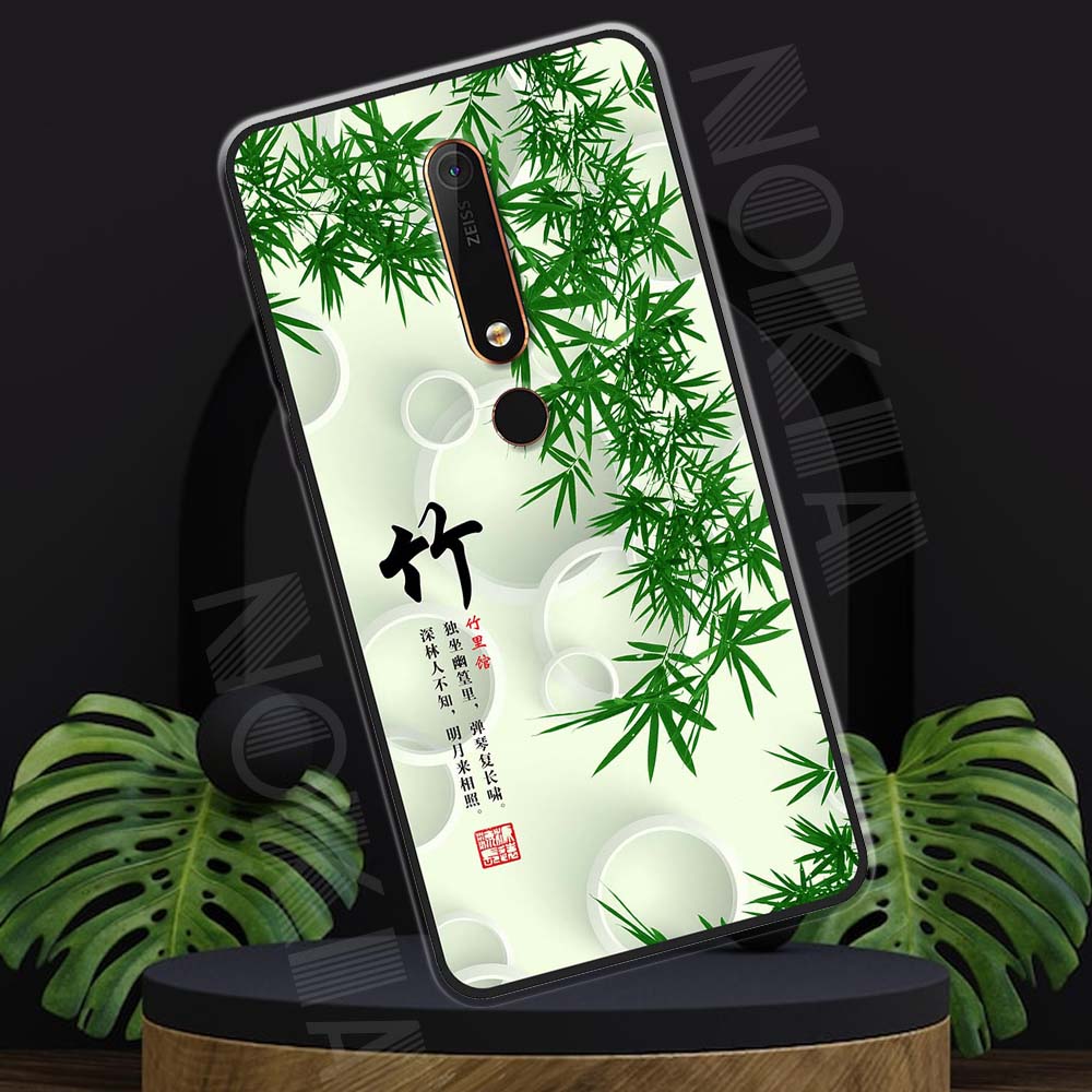 Ốp lưng Nokia 6.1, Nokia 6 (2018) mẫu BST Hoa lá cành TPU