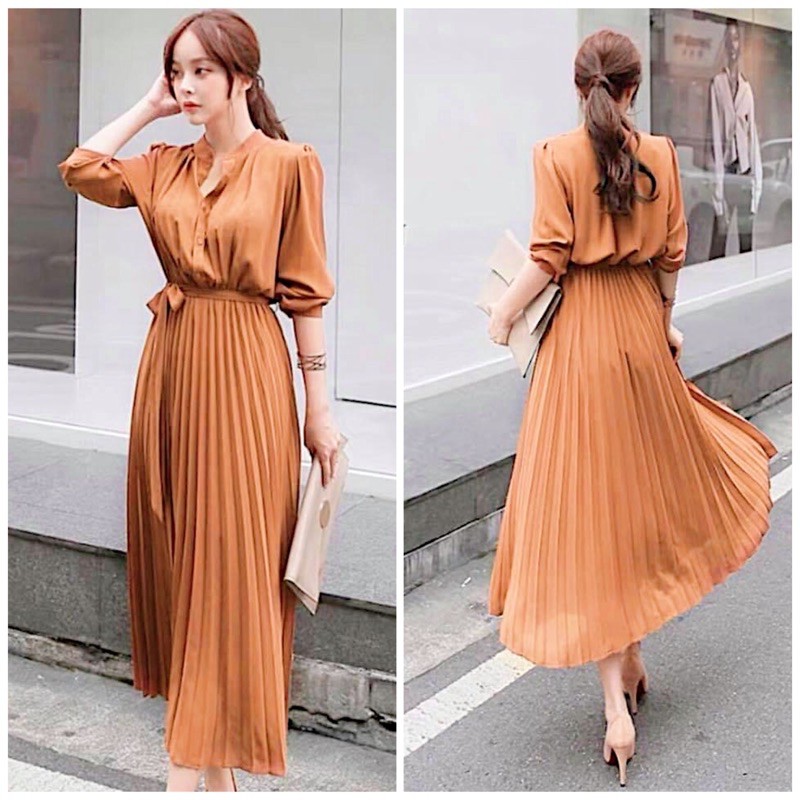 Đầm vàng đồng cổ trụ tùng dập li