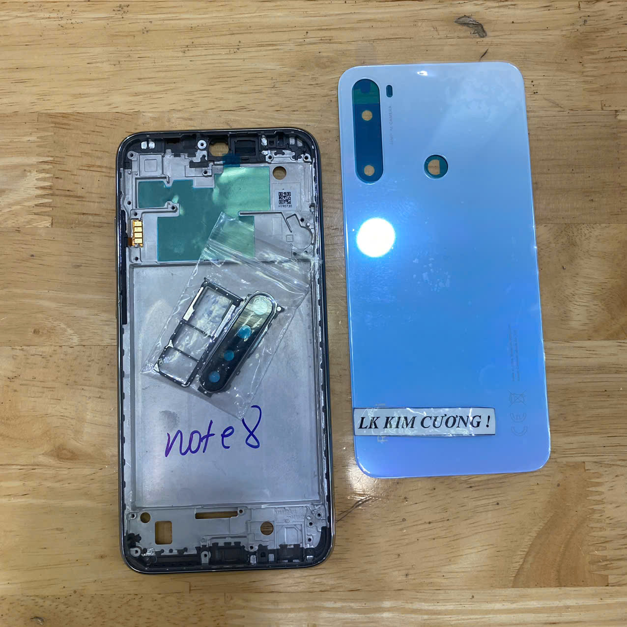 Bộ vỏ redmi note 8