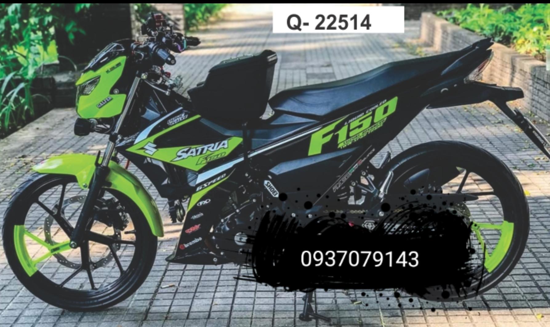 Tem rời Satria F150 vàng đen 22514