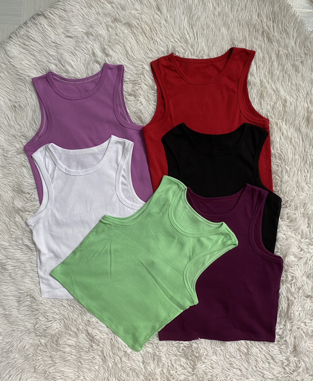 Áo croptop ba lỗ sát nách