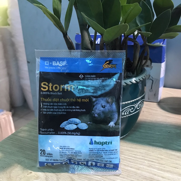 Thốc diệt chuột thế hệ mới STORM Gói 20 viên