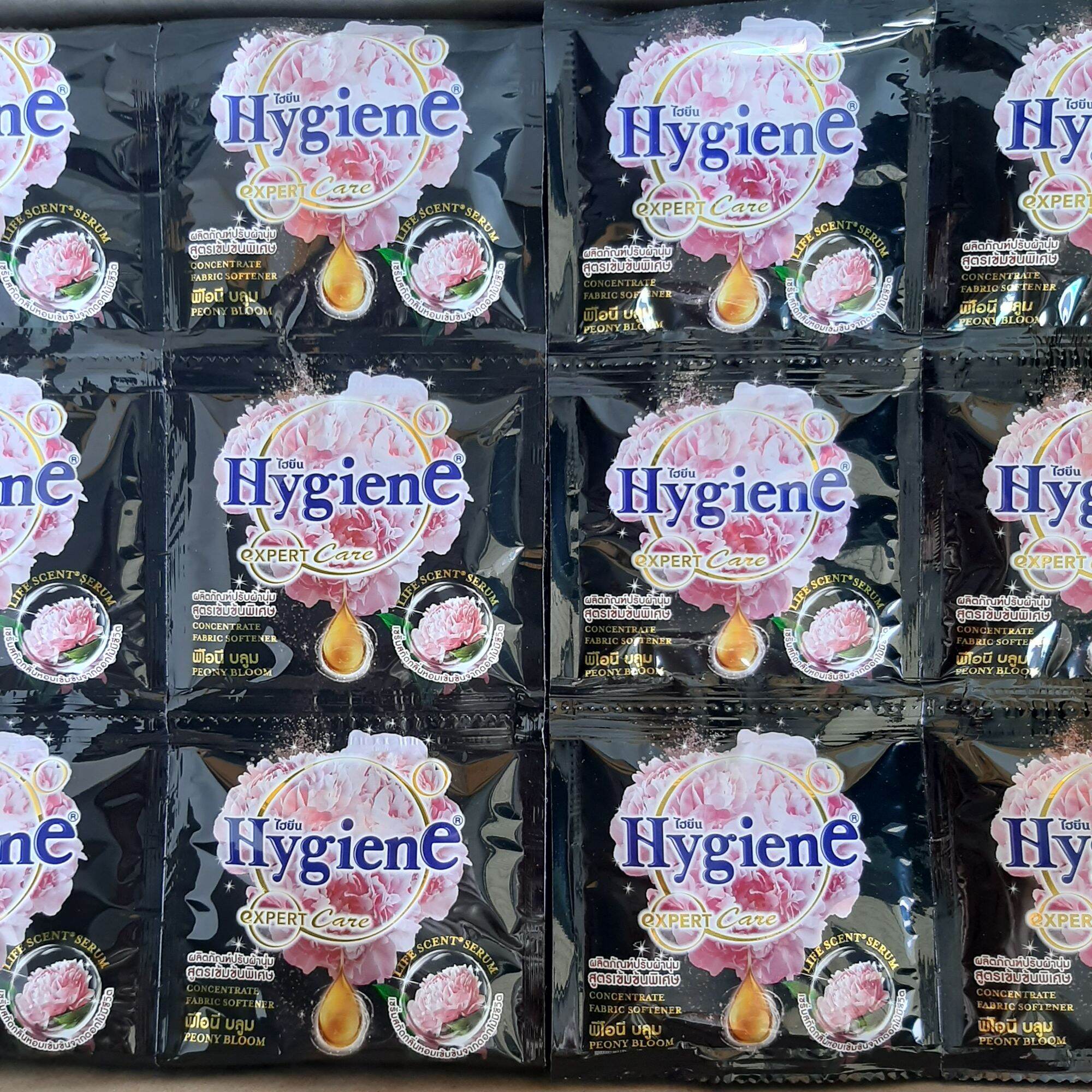 1 thùng (30 dây) nước xả thái Hygiene (1 dây 12 gói)
