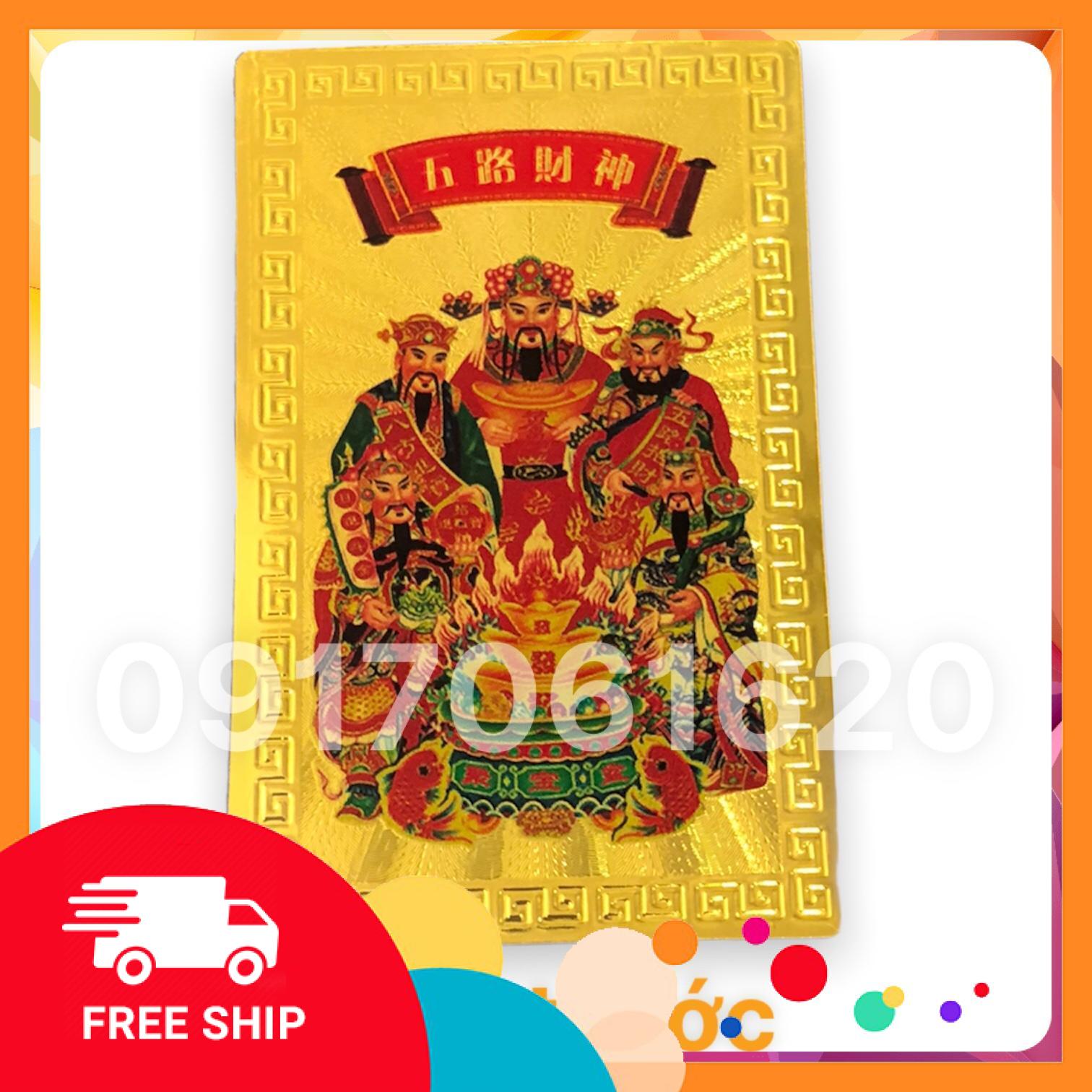 Ngũ Lộ Thần Tài- Kim Bài Ngũ Lộ Thần Tài - Ngũ Lộ Thần Tài Phù-Phù ngũ Lộ Thần Tài- Kim Bài Thần Tài- Bùa Ngũ Lộ Thần Tài Phù - Gia Tăng Tài Lộc Phát Đạt Kinh Doanh Tăng Tài Lộc Khai Mở Cung Quan LộcPhong Thủy Đế Vượng