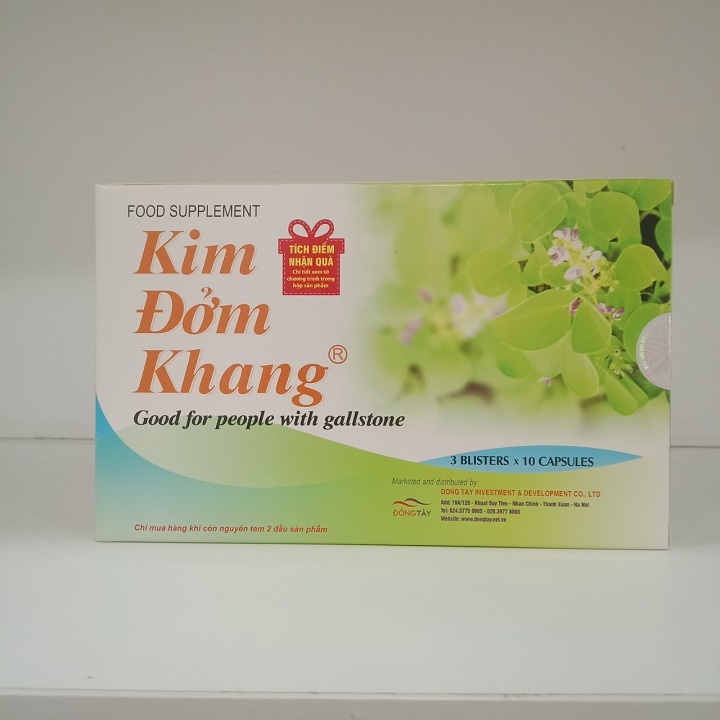 Kim Đởm Khang - Hỗ trợ điêu tri sỏi mật