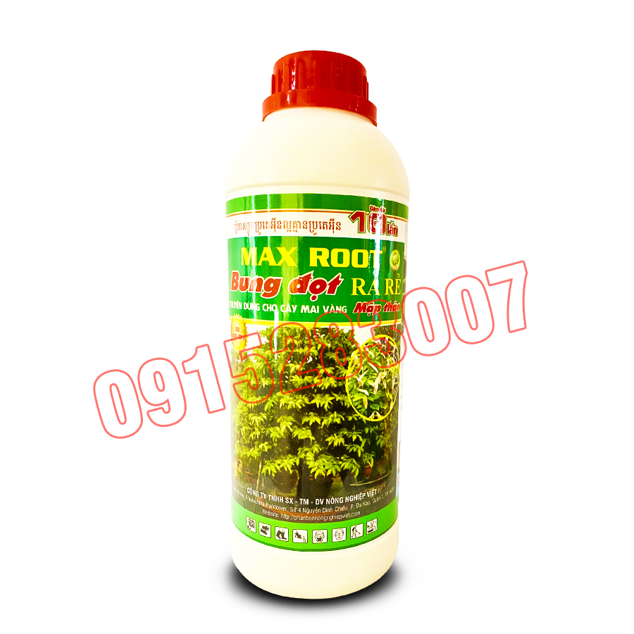 MAX ROOT BUNG ĐỌT RA RỄ MAI VÀNG CHAI 1 LÍT