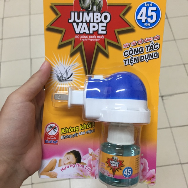 Bộ xông tinh dầu đuổi muỗi Jumbo