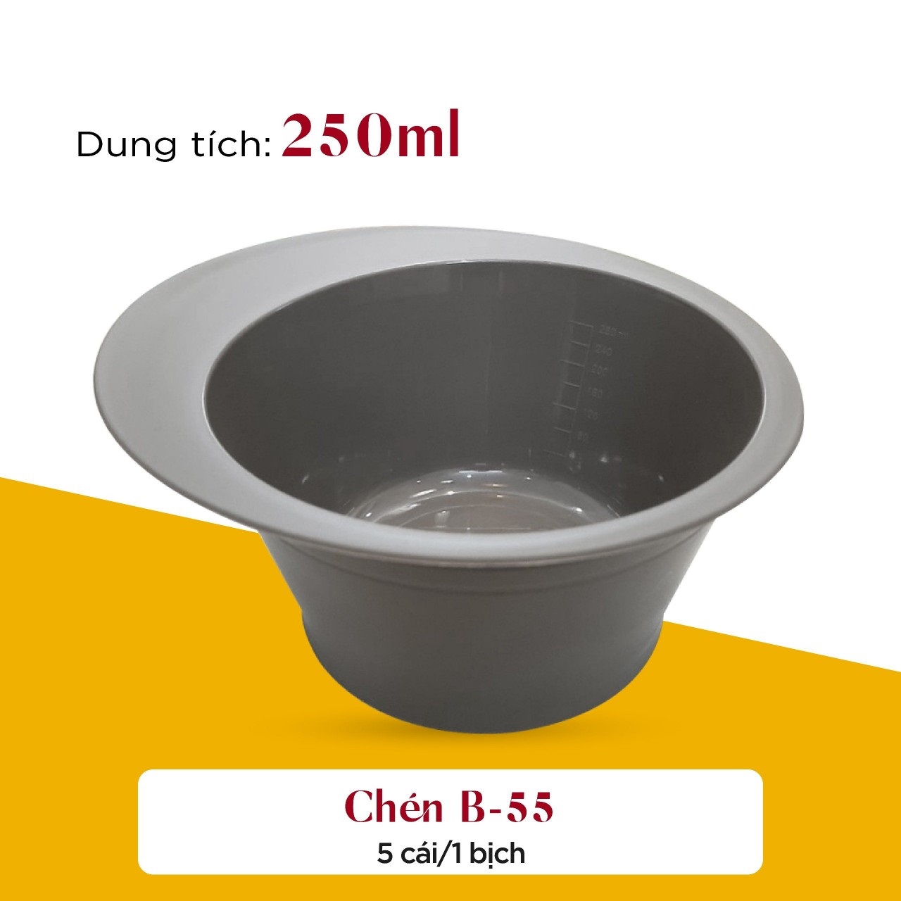 Chén đựng thuốc nhuộm nhựa dẻo abs