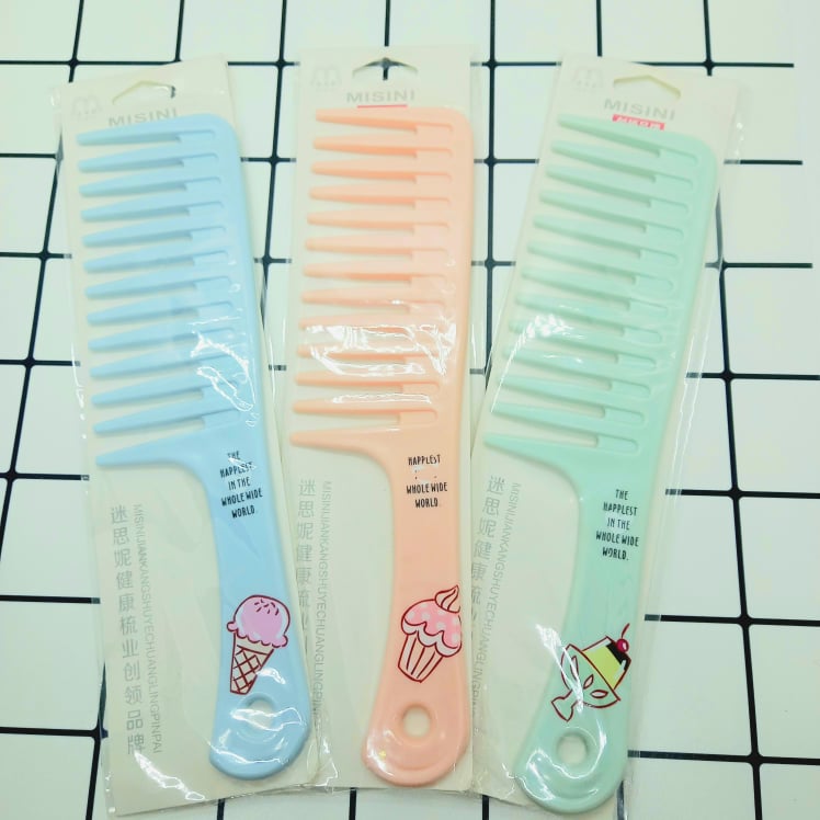 Lược chải tóc răng thưa siêu to khổng lồ cây kem