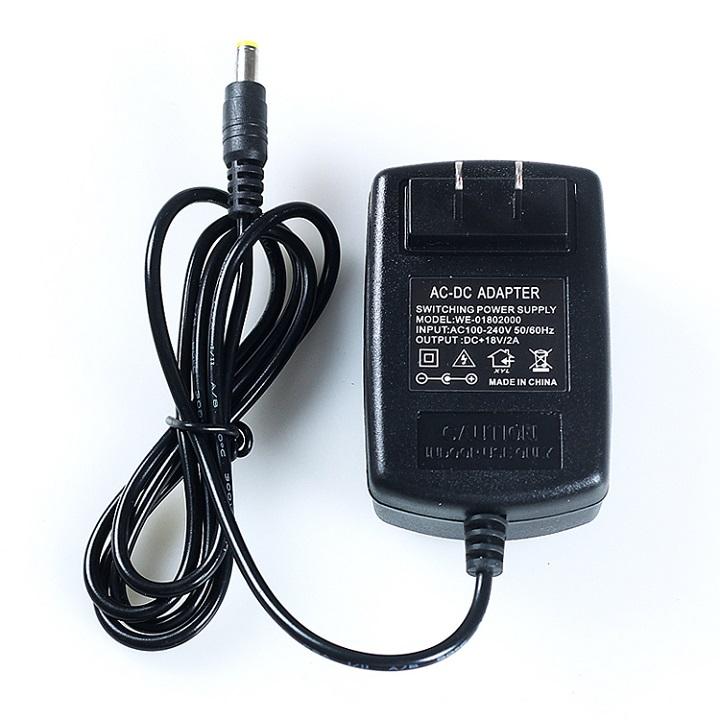 Sạc Nguồn - Adapter 18V 2A (Jack 5.5x2.1mm)