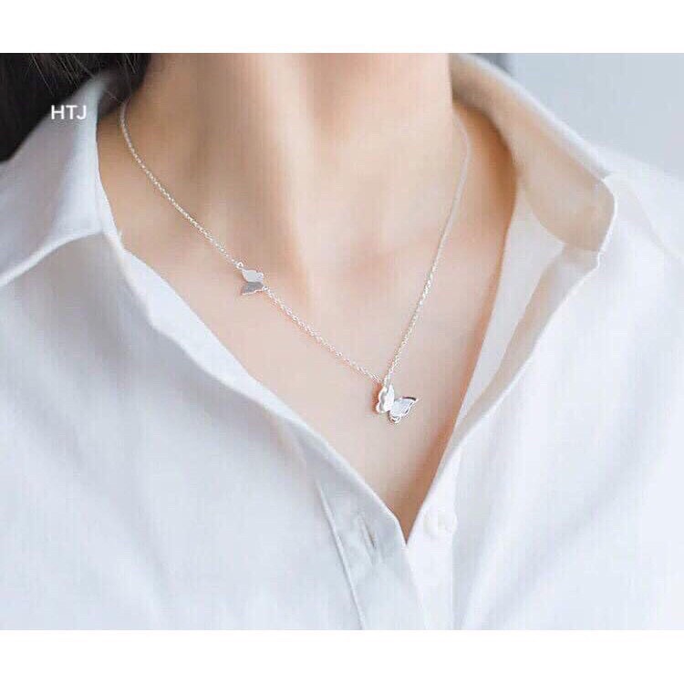 DÂY CHUYỀN NỮ BẠC TA - DÂY CHUYỀN BƯỚM NHỎ XINH  - TRANG SỨC BẠC TNJ CAM KẾT HÀNG CHUẨN ẢNH, CHẤT LƯỢNG TỐT, PHỤC VỤ TẬN TÌNH, CHU ĐÁO