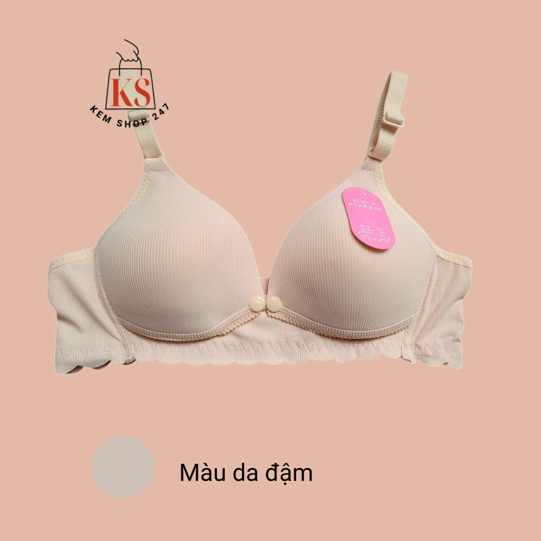 Áo ngực bầu và áo lót cho con bú chống xệ ,chất liệu cotton không gọng,đệm mỏng có cúc bấm tiện lợi