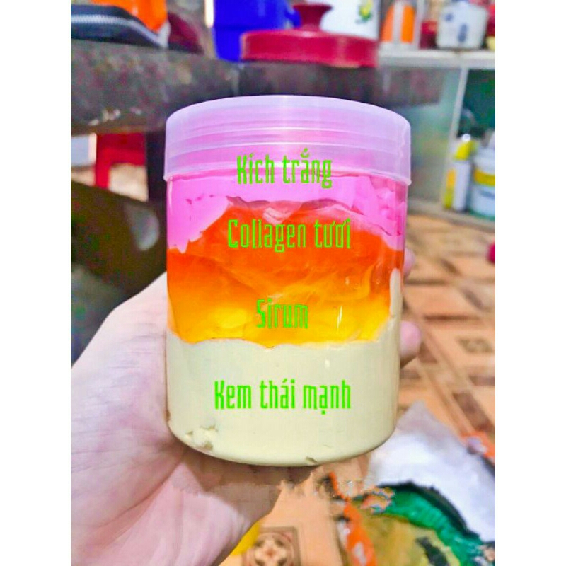 [HCM]kem hấp ủ mix cốt 4 tầng