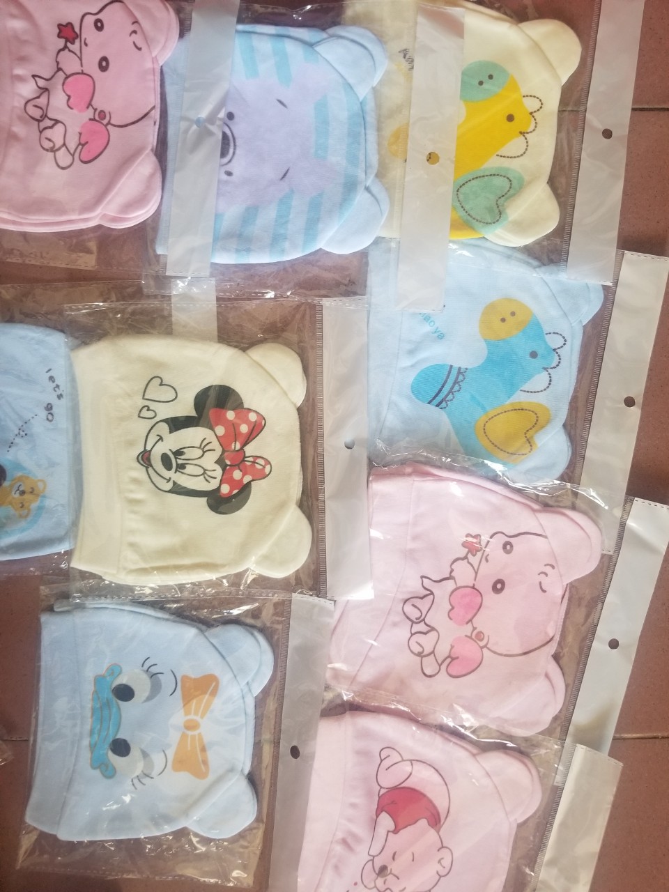 [HCM]Nón cotton mềm mại dùng cho bé sơ sinh