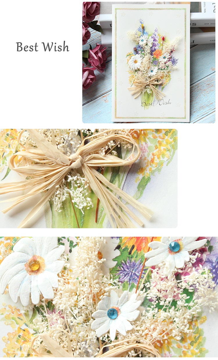Thiệp hoa Handmade