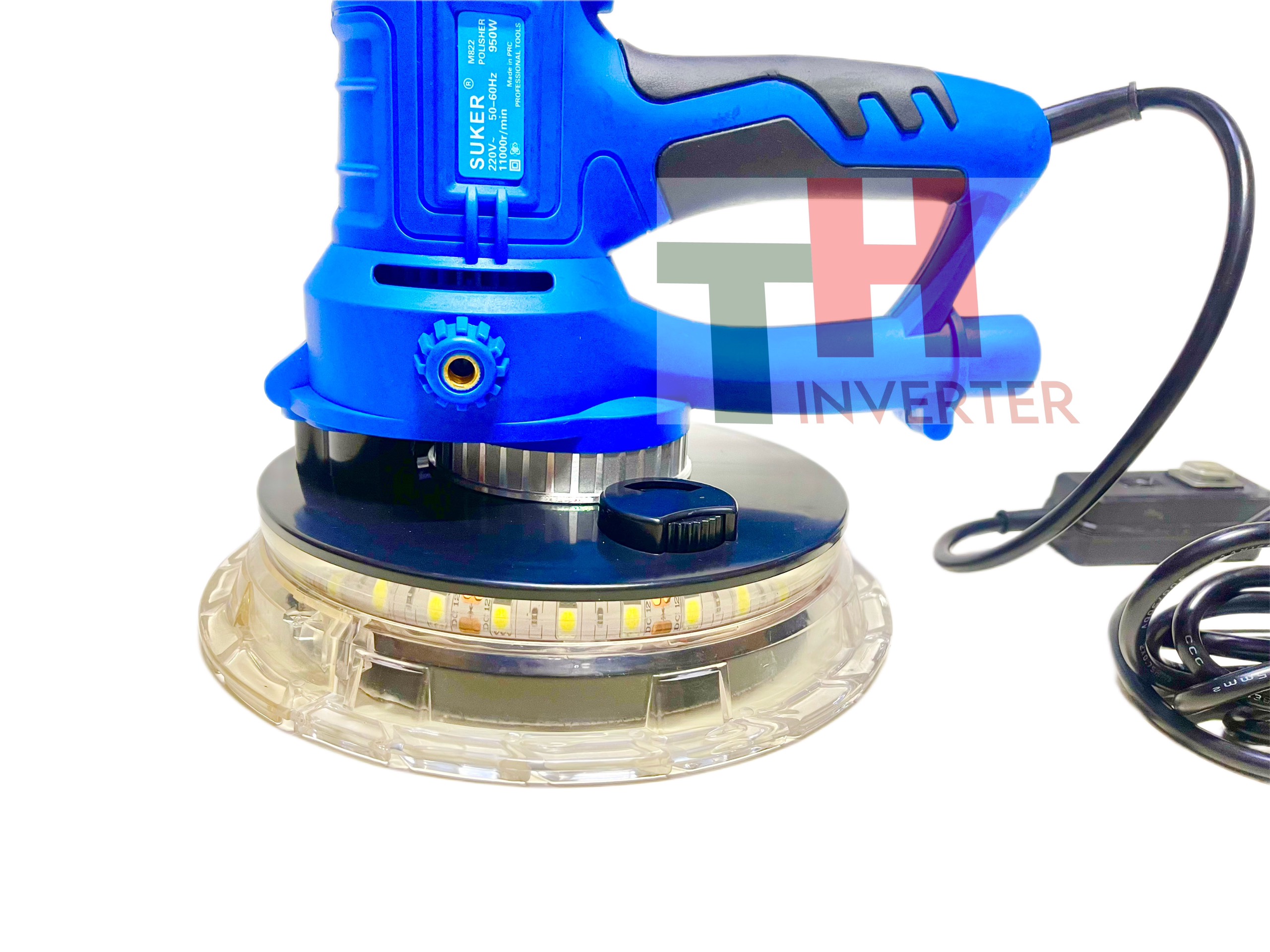 Máy chà tường SUKER có hút bụi, đèn led 950W 180mm