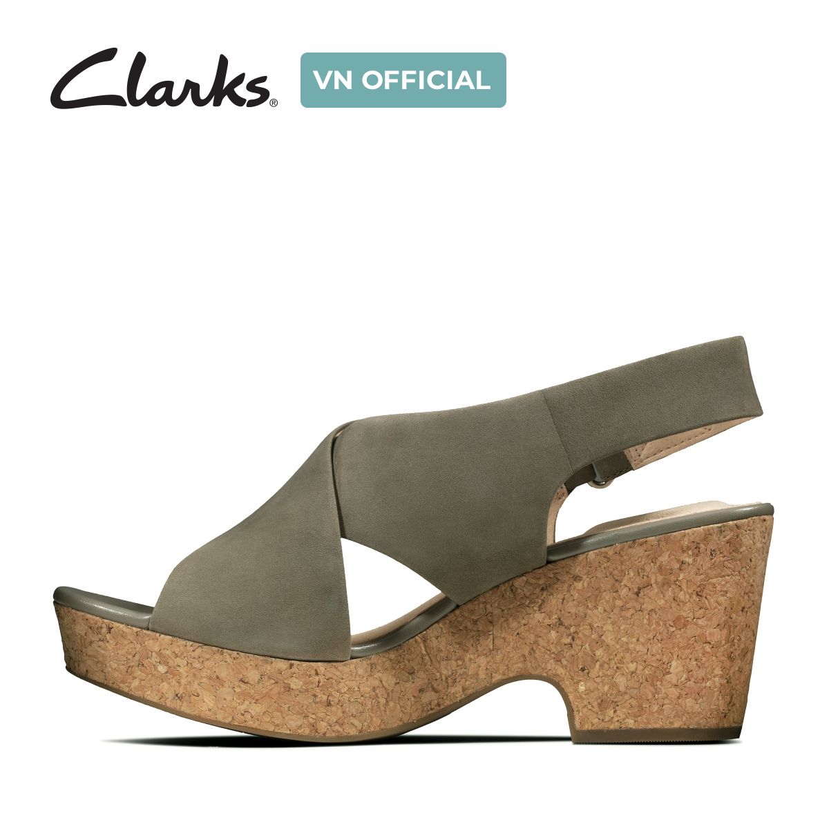 Giày Sandal Đế Xuồng Da Nữ Clarks - Maritsa Lara