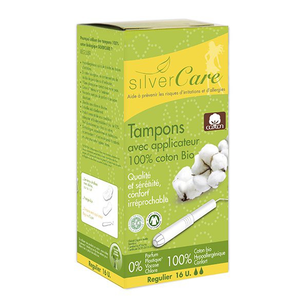 [HCM]Tampon Hữu Cơ Cotton Silvercare (6 Loại) - Leafhouse hcm