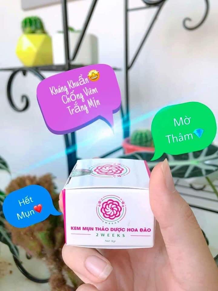 [COMBO 5 HỘP] Kem Mụn Thảo Dược Hoa Đào