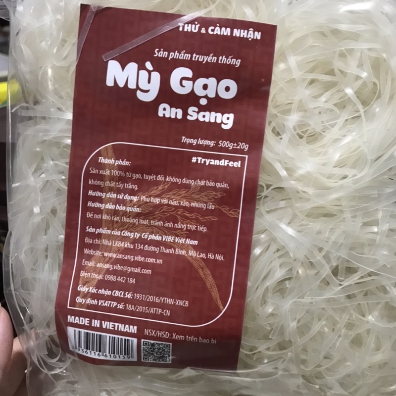 Bánh đa cua Hải Phòng (Gói 500gr)