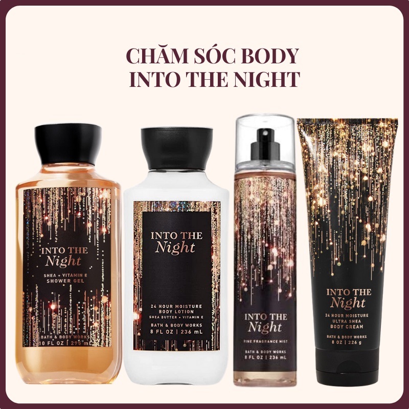 Sữa Tắm Bath Body Works Into The Night 295ml Hàng Mỹ