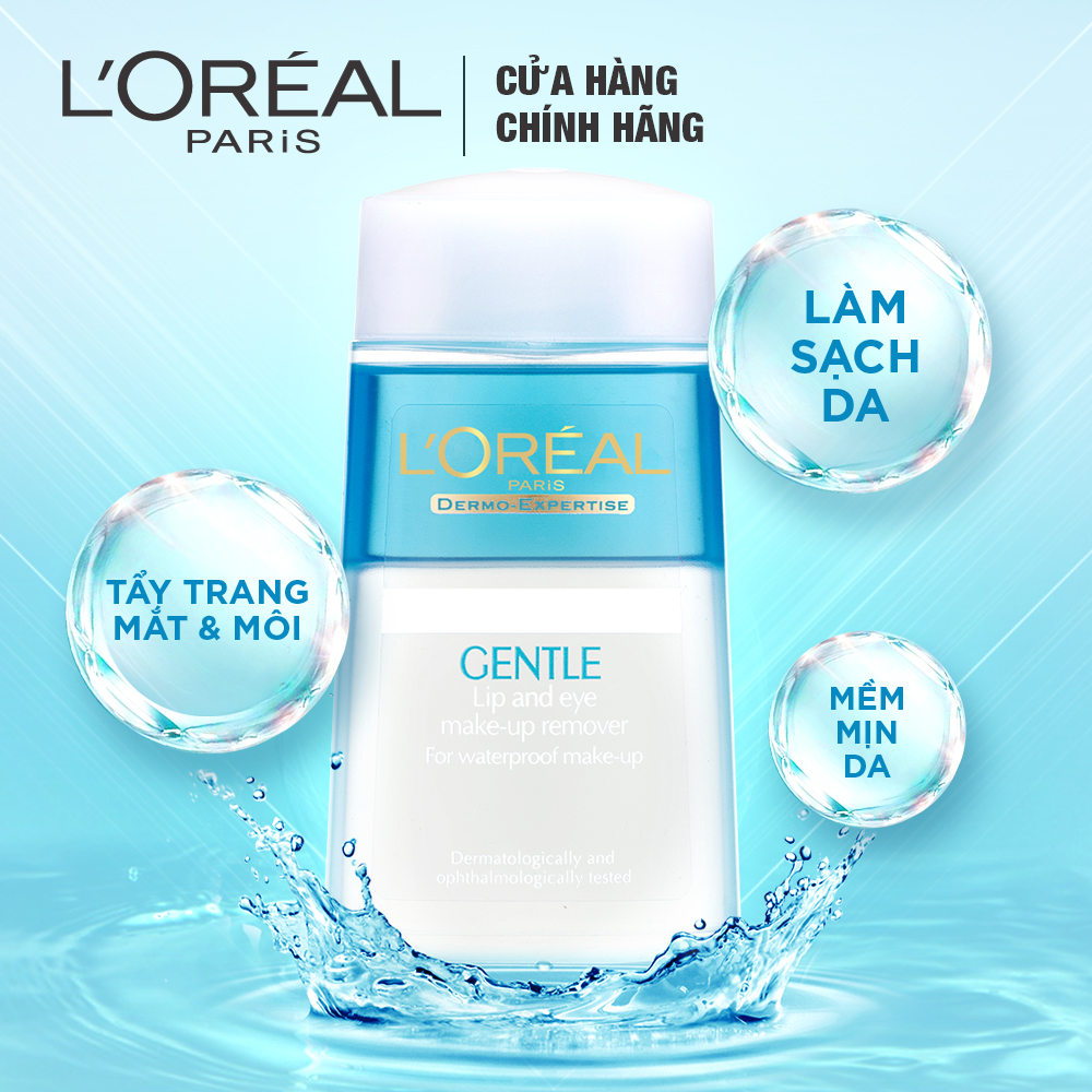 Nước tẩy trang mắt và môi Loreal 125ml