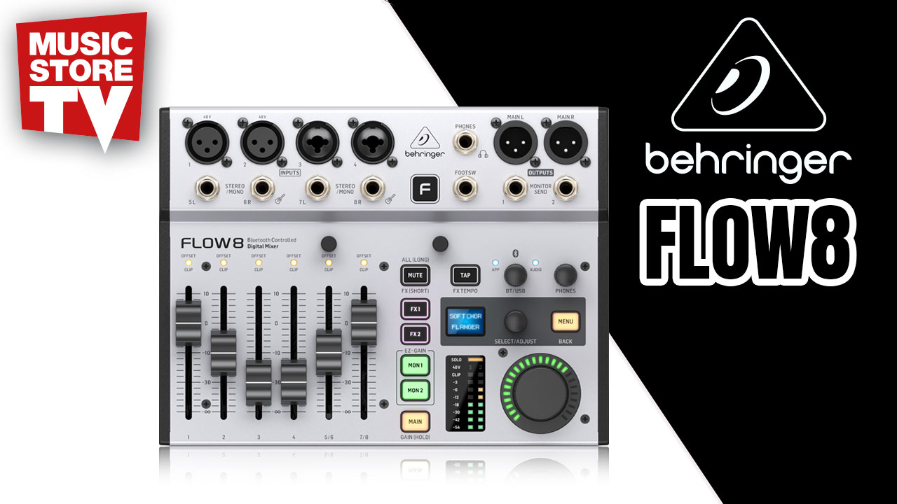 [HCM][Trả góp 0%]BÀN MIXER CƠ LAI SỐ BEHRINGER FLOW 8 -8 INPUT 2 FX USB AUDIO INTERFACE BEHRINGER CHÍNH HÃNG