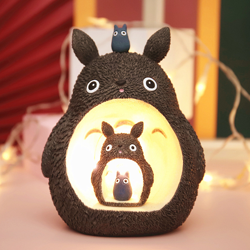 Đèn ngủ TOTORO để bàn trang trí có đèn phát sáng