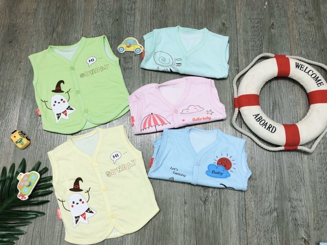 Áo Gile coton 2 lớp cho bé Minh ĐỨC