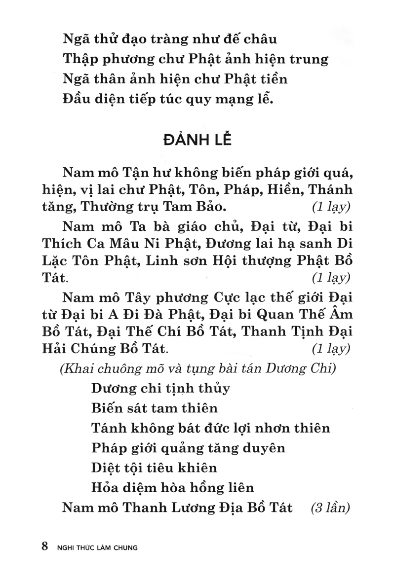 SỔ TAY NGHI THỨC LÂM CHUNG