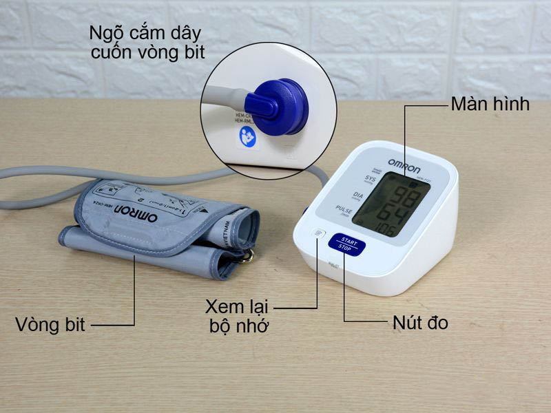 [hcm] máy đo huyết áp omron ( số 1 tại nhật ) dùng cho gia đình máy đo huyết áp mini cao cấp đến từ thương hiệu arm style tặng kèm dây nguồn cốc sạc. bảo hành 5 năm 5