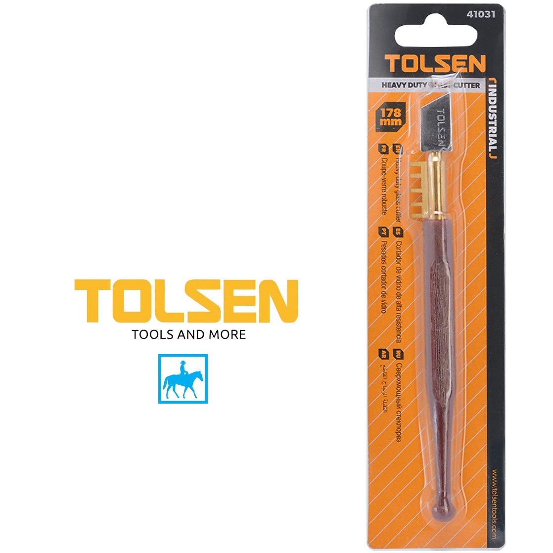 Dao cắt kính bẻ kính 178mm Tolsen 41031