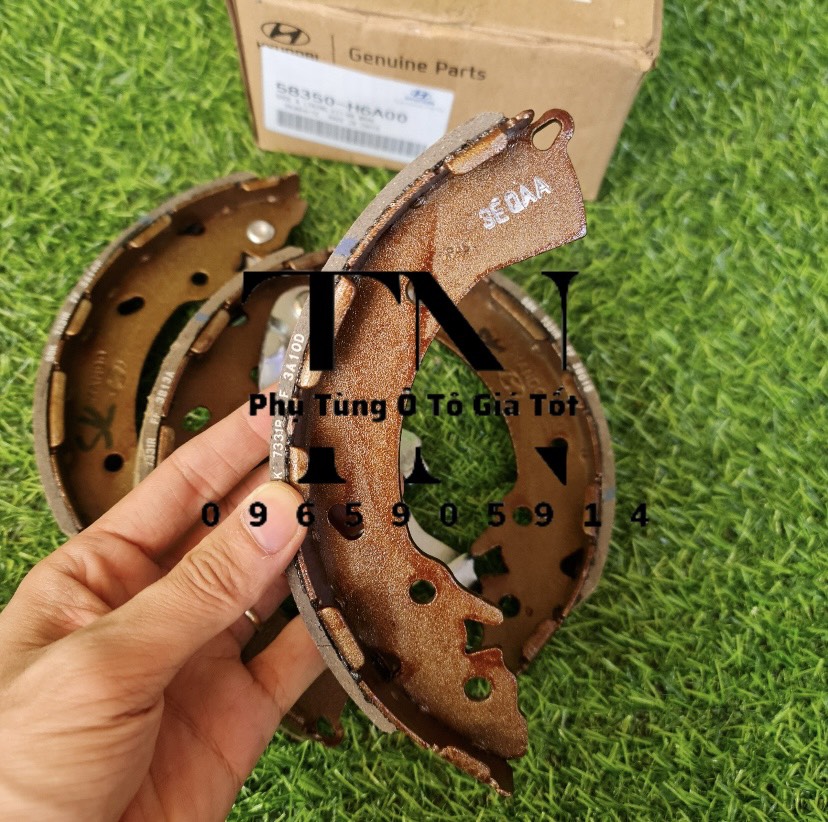 [Chính Hãng] Má phanh sau (guốc) - I10 (14- 22),  Accent (18-22). Mã: 58350H6A00
