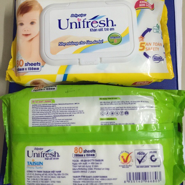 Khăn Ướt Unifresh  80 tờ