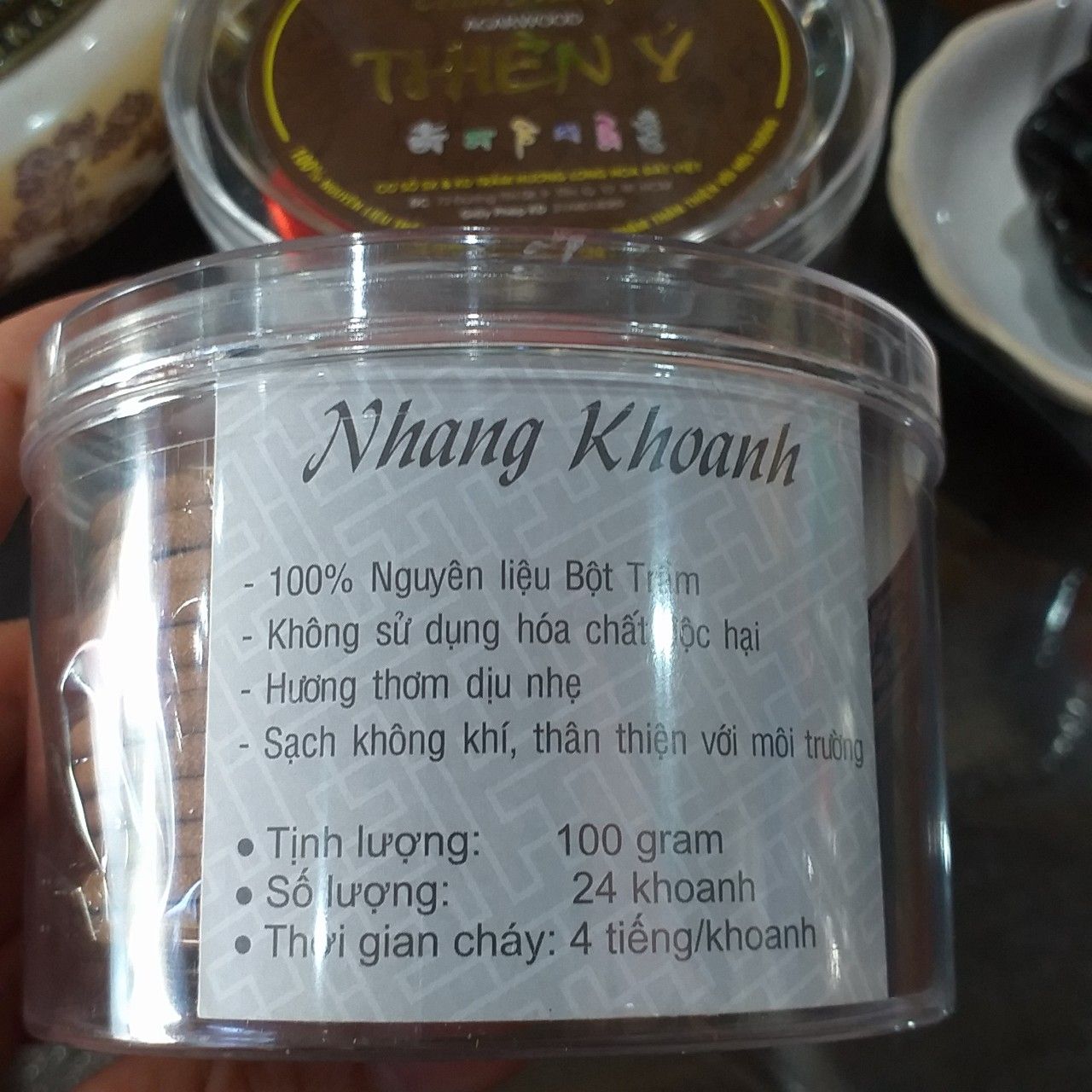 NHANG KHOANH VÒNG 4h Thiên Ý (hộp tem nâu 40 khoanh)