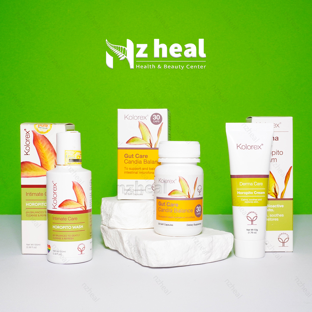 Bộ ba chăm sóc vù.ng kí.n Kolorex (Gel rửa + Kem bôi + Viên uống)