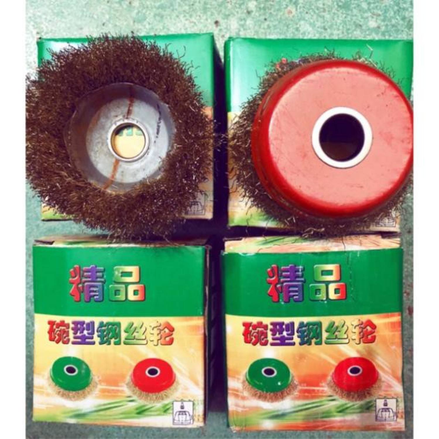 [cao cấp] Chén cước chà sắt / Đánh rỉ sắt loại tốt (giá 2 chiếc)