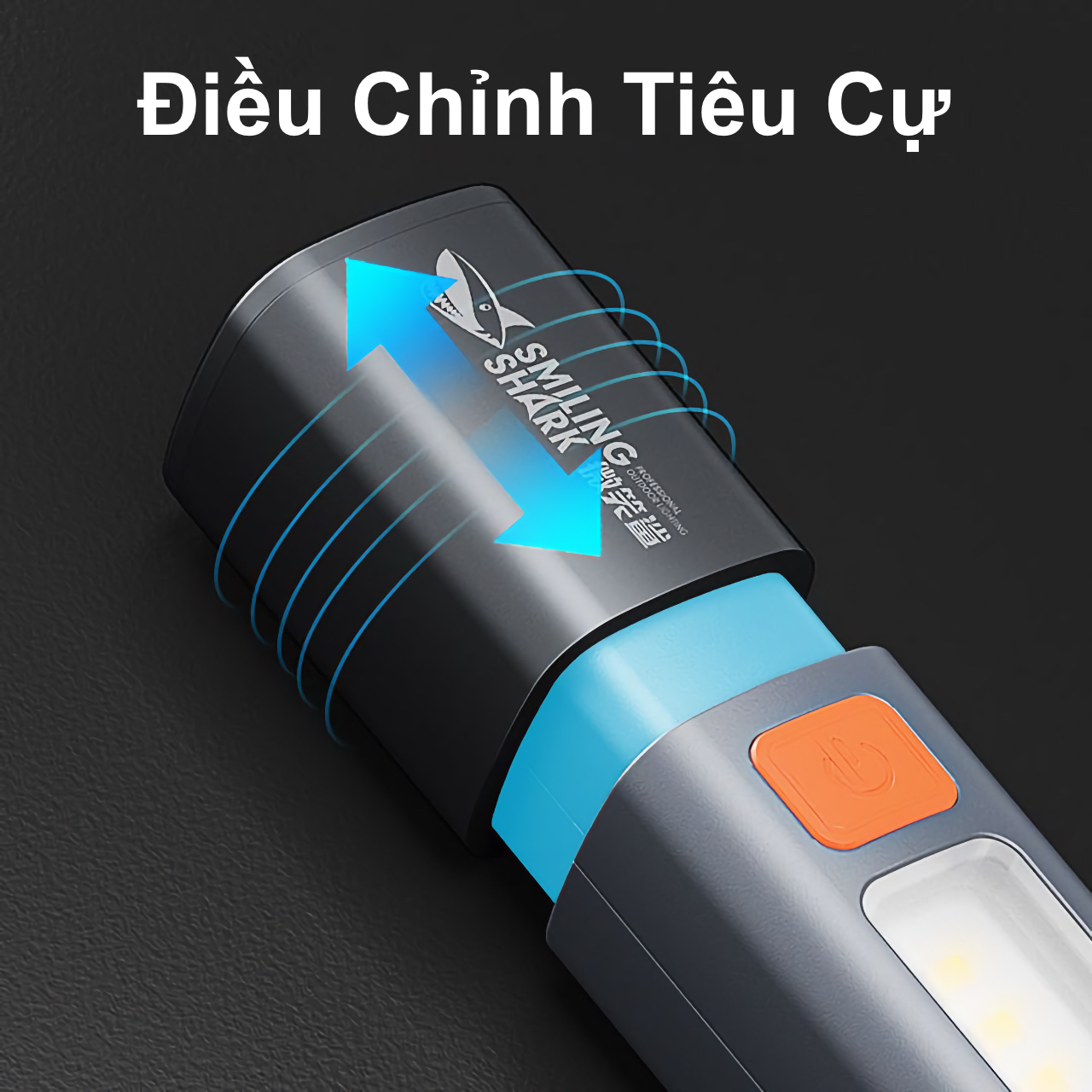 Đèn Pin Siêu Sáng, Đèn Pin Mini Chống Thấm Nước Có Móc Treo