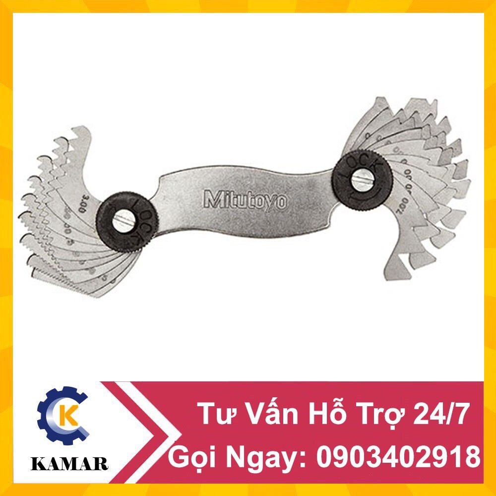 Bộ dưỡng đo ren 188-130(0.35-6mm/22 lá) Mitutoyo