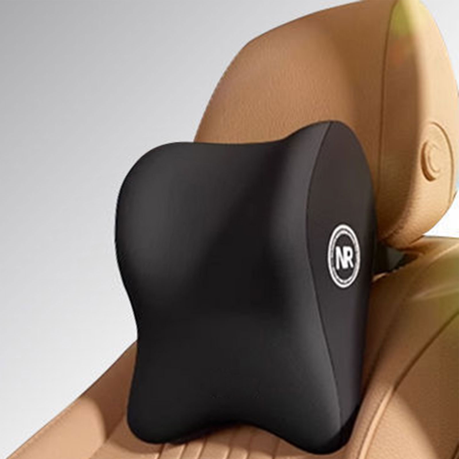 Car Headrest Lumbar Support Memory Foam Car Travel Rest Neck Pillow Back Cushion Seat Waist Supports Car Interior Accessories