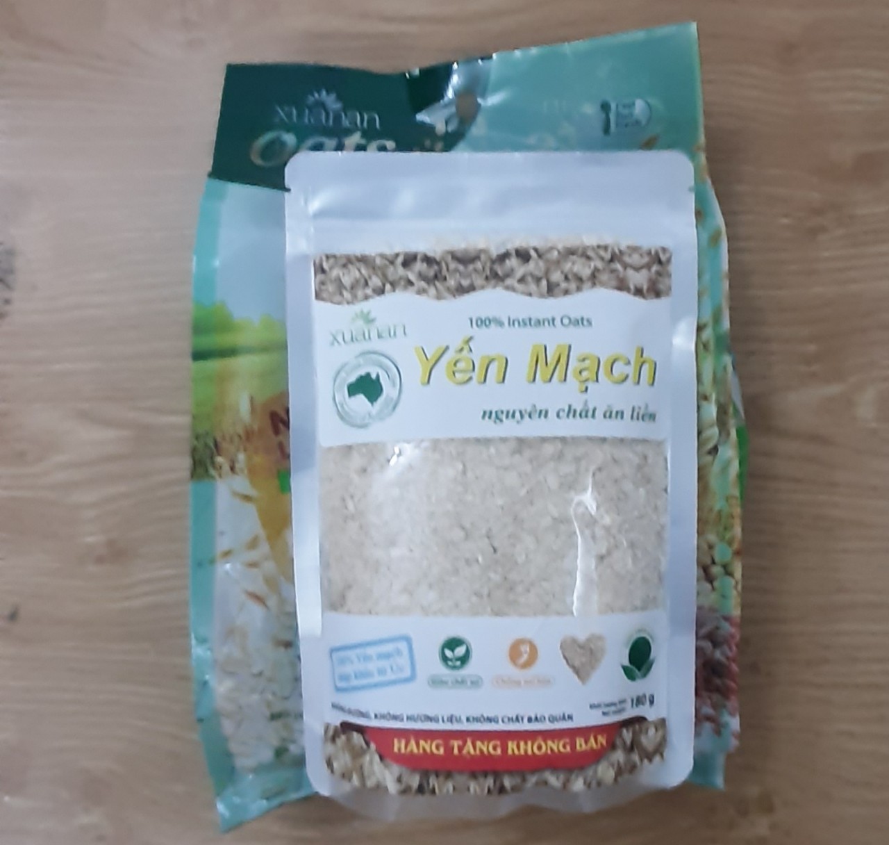 Combo Ngũ Cốc Yến Mạch 400G/16G*25gr + Gạo Lứt Huyết Rồng 400Gr/16g*25Gr