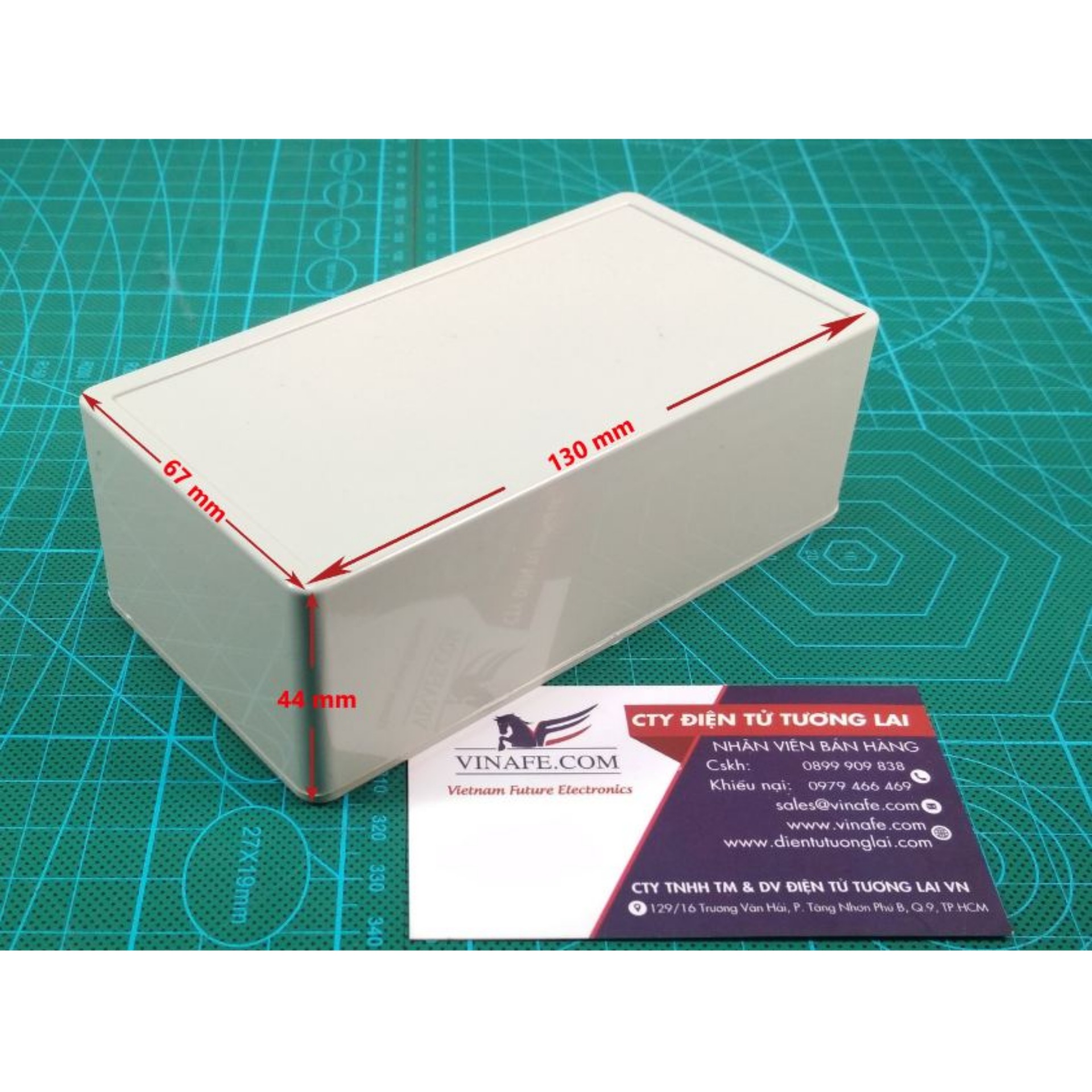 Hộp Nhựa 130x67x44 mm (dài x rộng x cao)