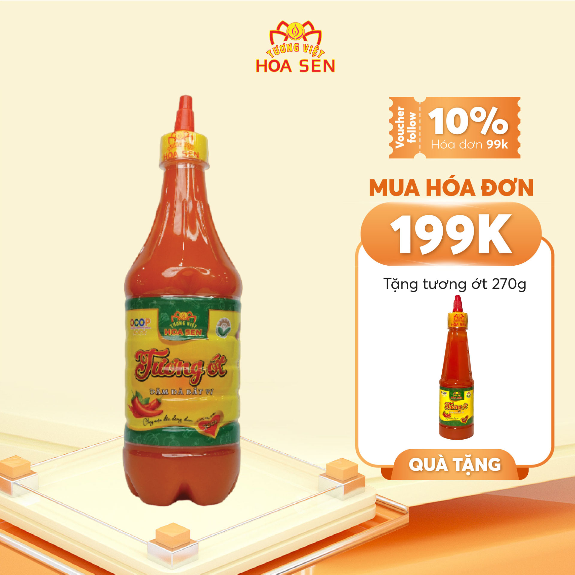 Tương ớt 700gr - Tương Việt Hoa Sen