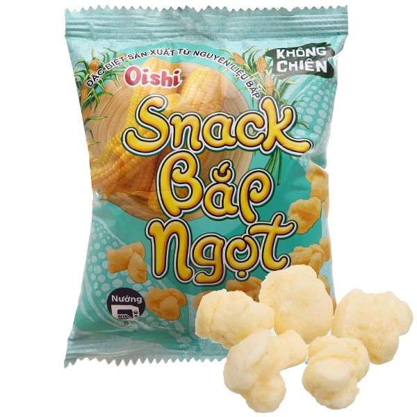 [Oishi] Snack Bắp ngọt 14g/35g (10 gói) - 73g (5 gói)